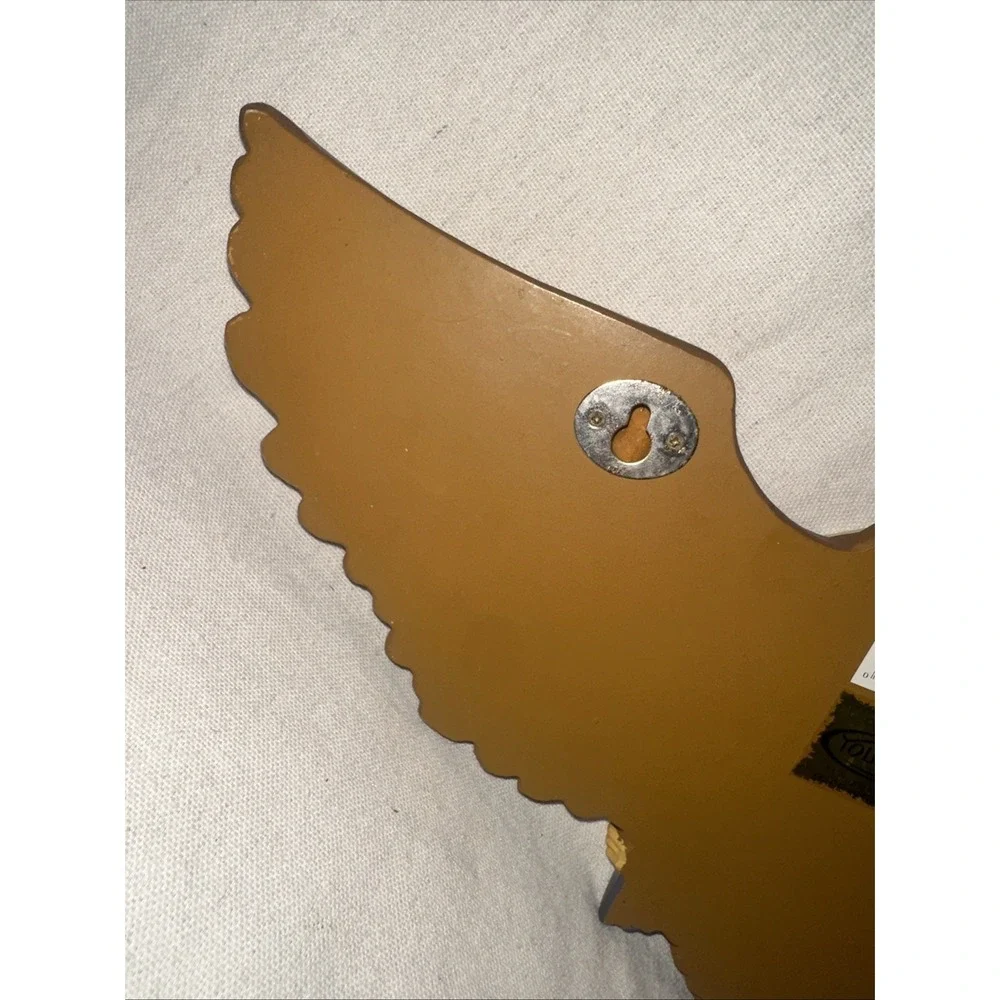 Vintage Youngs Inc Resin Patriotic Eagle Wall Plaque 2001 Shield 13.25x8.25